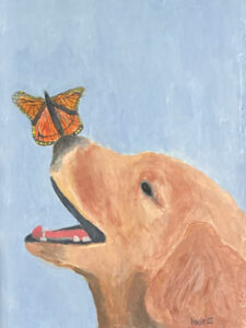 Dog n Butterfly